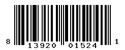 UPC barcode number 813920015241
