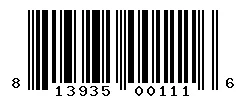 813935001116 barcode