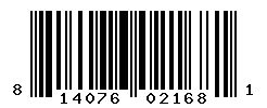 UPC barcode number 814076021681