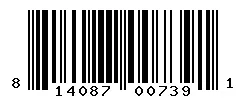 UPC barcode 814087007391
