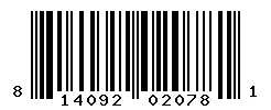 814092020781 barcode