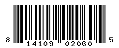 UPC barcode number 814109020605