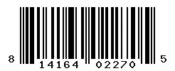 814164022705 barcode