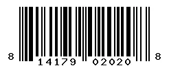 UPC barcode 814179020208