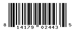 UPC barcode 814179024435