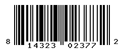 UPC barcode number 814323023772