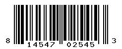 UPC barcode number 814547025453