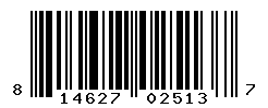 UPC barcode number 814627025137