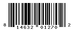 UPC barcode number 814632012702