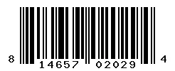UPC barcode 814657020294
