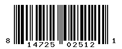 UPC barcode number 814725025121