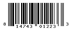 UPC barcode number 814743012233