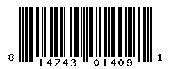 UPC barcode number 814743014091