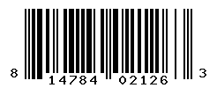 UPC barcode number 814784021263