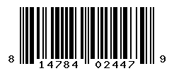 UPC barcode number 814784024479