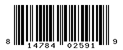 UPC barcode number 814784025919