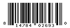 UPC barcode number 814784026930