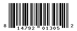 UPC barcode number 814792013052