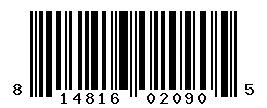 UPC barcode 814816020905
