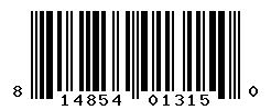 UPC 814854013150 barcode image