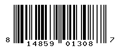 UPC barcode 814859013087