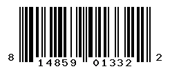 UPC barcode 814859013322