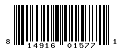 upc 814916015771 barcode image