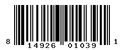 UPC barcode number 814926010391
