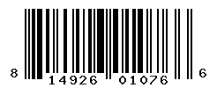 UPC barcode number 814926010766