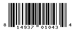 upc 814937010434 barcode image