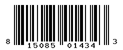 UPC barcode 815085014343