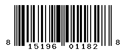 UPC barcode number 815196011828