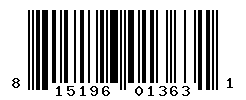 UPC barcode number 815196013631