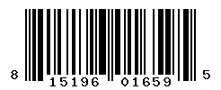 UPC barcode number 815196016595