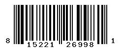 UPC barcode number 8152210269981