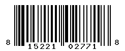 815221027718 barcode