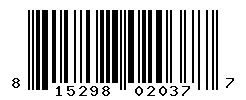 815298020377 barcode