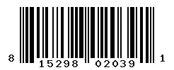 815298020391 barcode