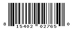 UPC barcode number 815402027650