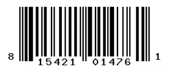 UPC barcode 815421014761