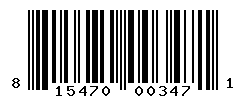 UPC barcode number 815470003471