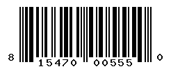 UPC barcode number 815470005550