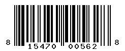 UPC barcode number 815470005628