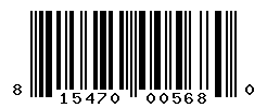 UPC barcode number 815470005680