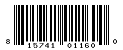 UPC barcode number 815741011600