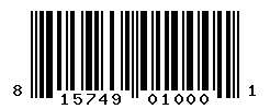 UPC barcode number 815749010001