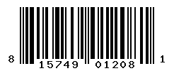 UPC barcode number 815749012081