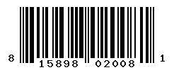UPC barcode number 815898020081