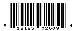 UPC barcode number 816165020094