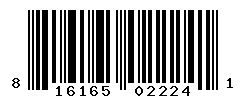 UPC barcode number 816165022241